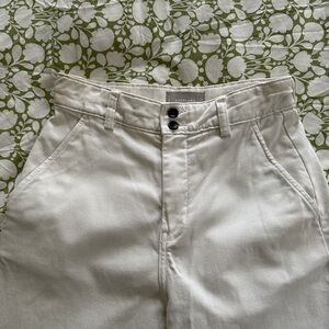 Everlane Cream Organic Cotton Pants